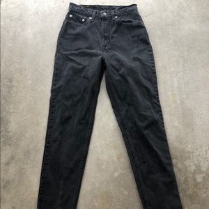 vintage black denim levis